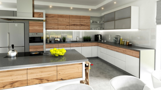 Шпоновані кухні